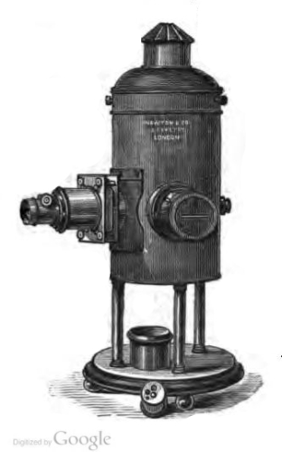 image of  Newton's Electric Scientific lantern (scientific demonstration lantern, Newton & Co.,  n.d.)