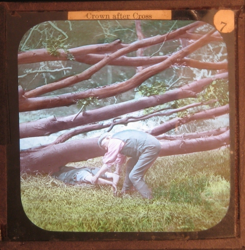 One of the great boughs struck him down and killed him – secondary view of slide