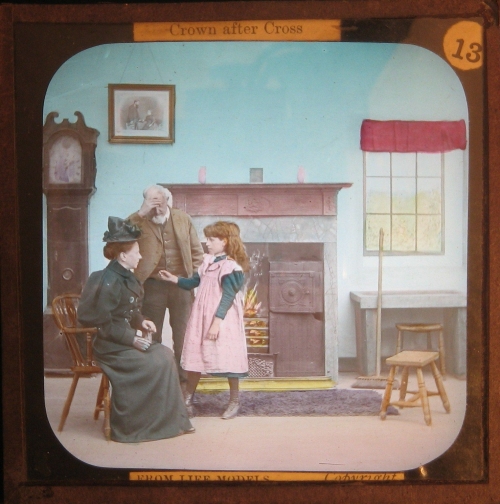'And do you think, fine lady, that I would leave my grandfather' – secondary view of slide