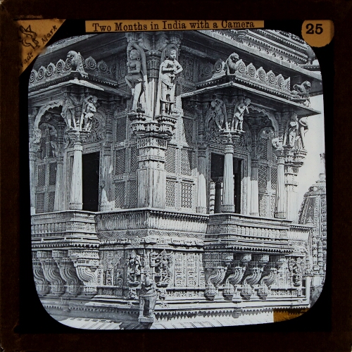 Ahmedabad -- Jain Temple, balcony