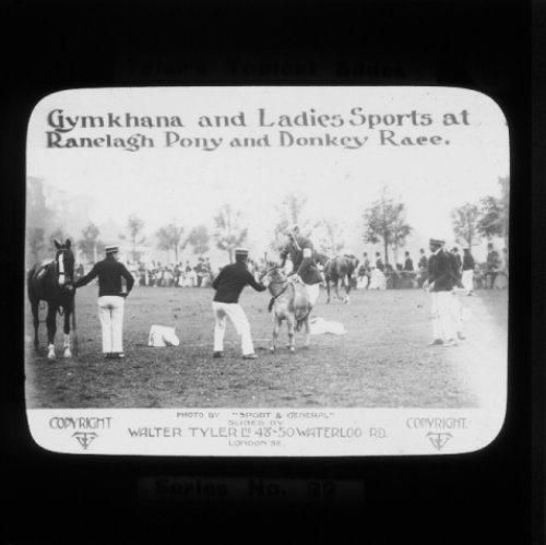 Gymkhana and Ladies Sports at Ranelagh -- Pony and Donkey Race