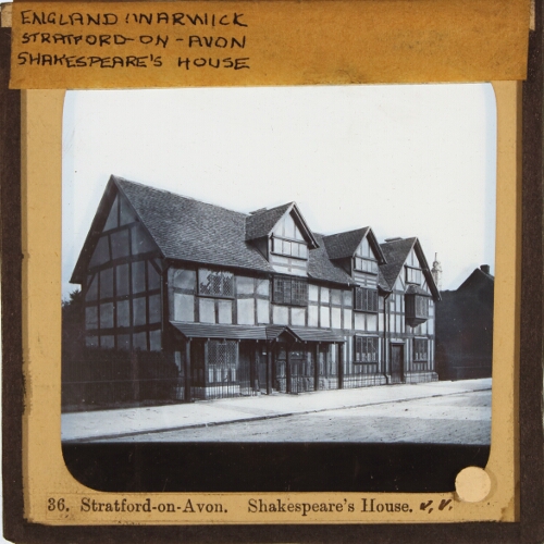 Stratford-on-Avon -- Shakespeare's House