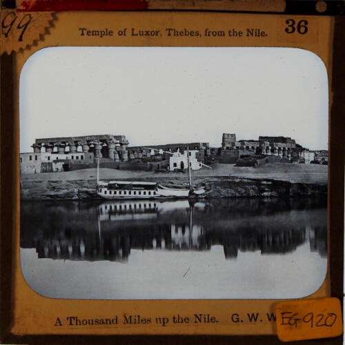 Temple of Luxor, Thebes, from the Nile