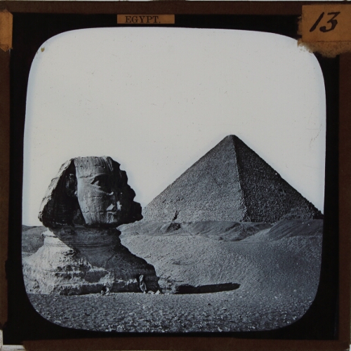 Cairo -- View of Pyramids and Sphinx