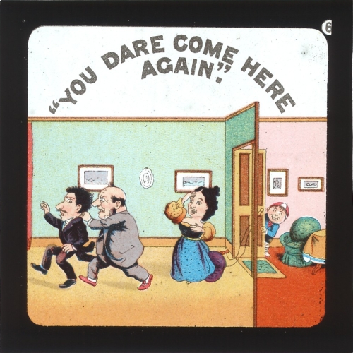 'You dare come here again'– primary version