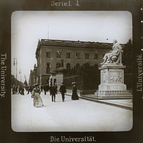Universität und Strasse 'Unter den Linden'