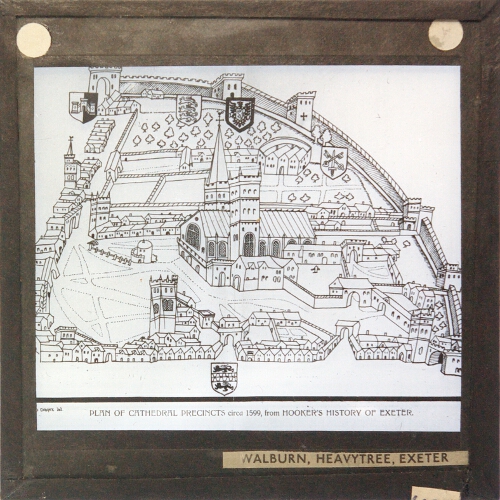 Plan of Cathedral Precincts circa 1599