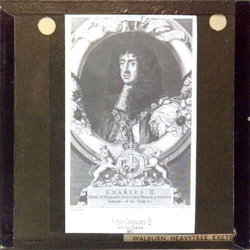 King Charles II -- visited Exeter 1671