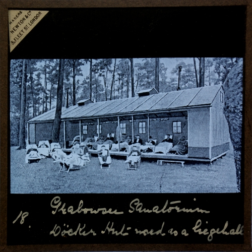 Grabowsee Sanatorium. Docker Hut used a Liegehalle