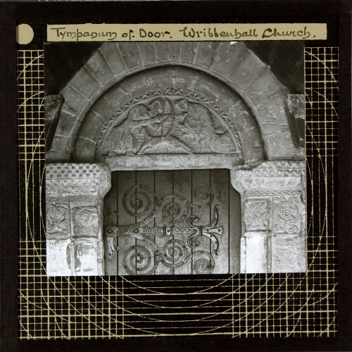Tympanum of Door, Wribbenhall Church