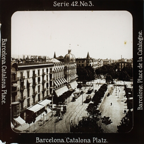 Barcelona. Catalona Platz.