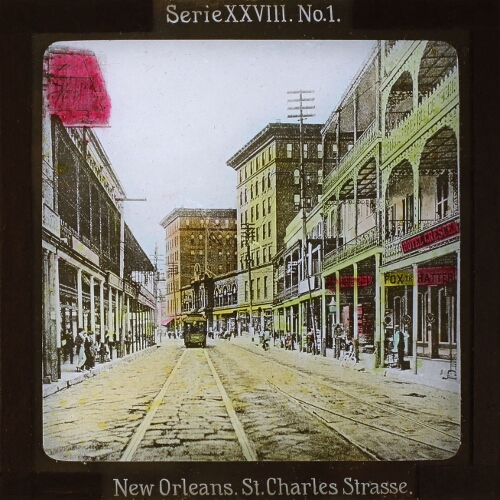 New Orleans. St. Charles Strasse