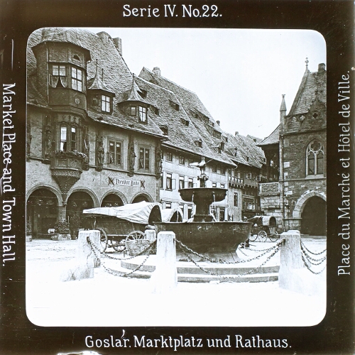 Goslar. Marktplatz und Rathaus.