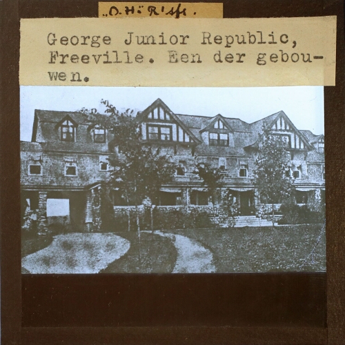 George Junior Republic. Freeville. Een der gebouwen.