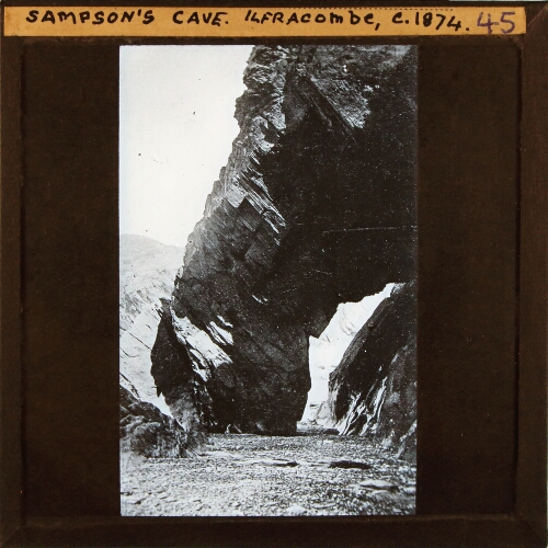 Sampson's Cave, Ilfracombe, c.1874