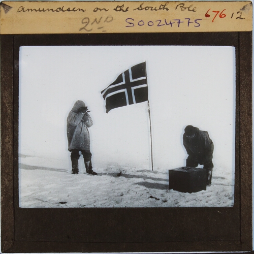 Amundsen on the South Pole