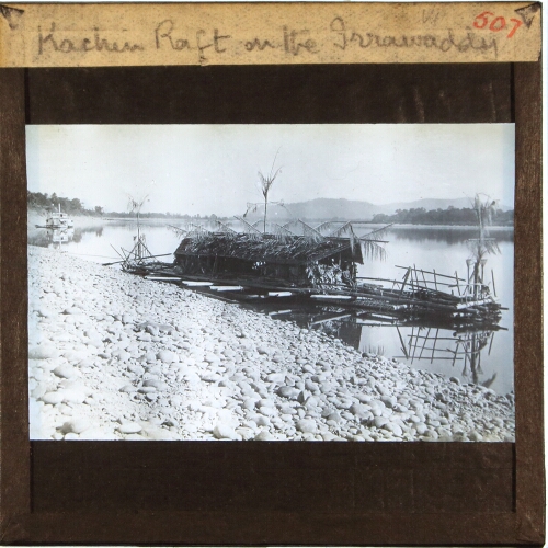 Kachin Raft on the Irrawaddy