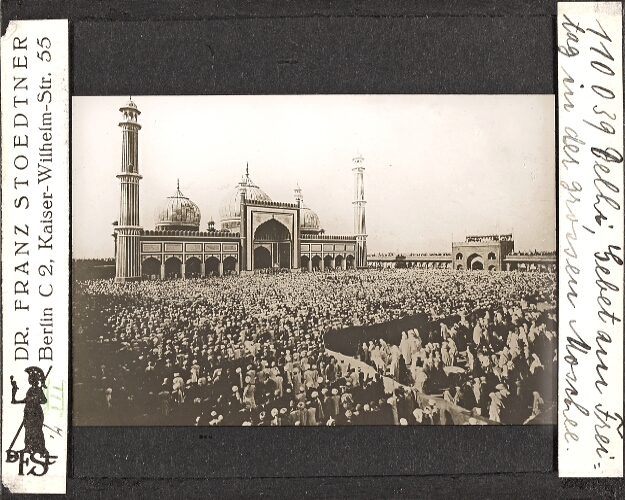 Delhi, Gebet am Freitag in der grossen Moschee