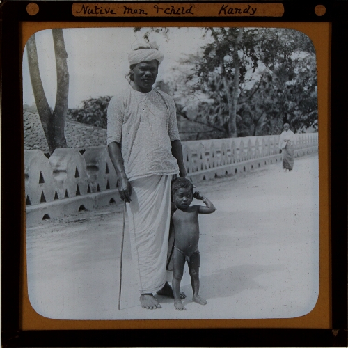 Native Man and Child, Kandy