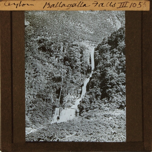Ceylon. Ballagalla Falls