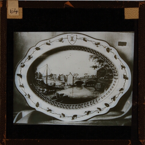Wedgwood plate showing Worsley