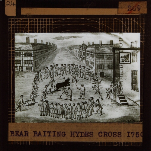 Bear Baiting Hydes Cross 1750