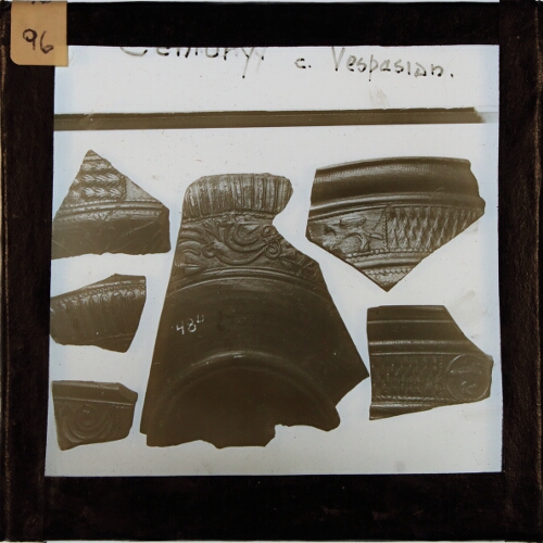 Group of fragments of Roman pottery