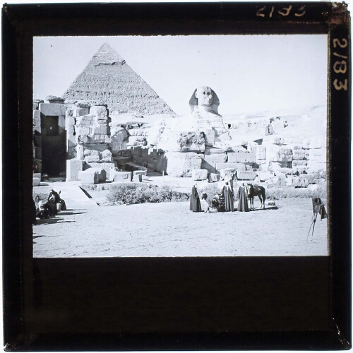Pyramiden van Kephren met Sfinx