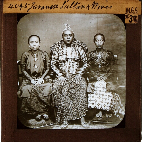 Javanese Sultan and Wives