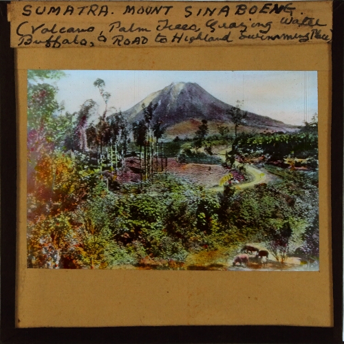 Sumatra. Mount Sinaboeng