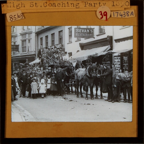 High Street Coaching Party 1890