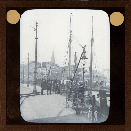 Quayside in unidentified German city