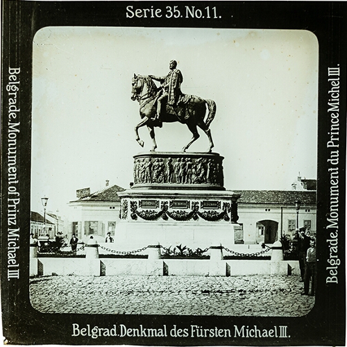 Belgrad. Denkmal des Fürsten Michael III