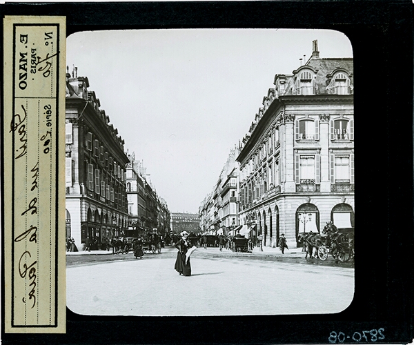 Paris, rue de la Paix – secondary view of slide