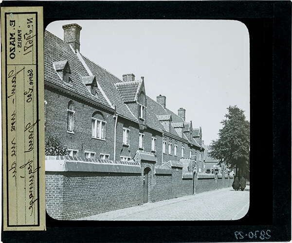 Gand, une rue du grand béguinage – secondary view of slide