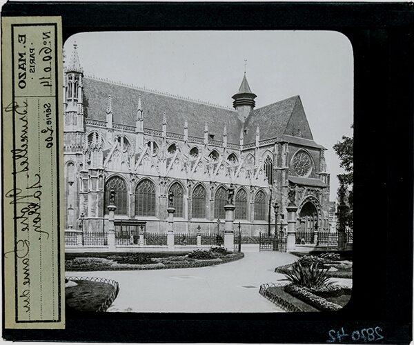 Bruxelles. Notre Dame du Sablon – secondary view of slide