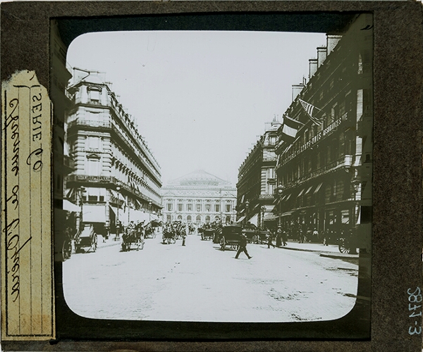 Avenue de l'Opéra – secondary view of slide