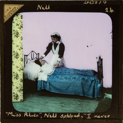 'Miss Alice,' Nell sobbed, 'I never did it'
