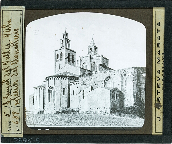 S. Cugat del Vallés. Vista exterior del Monasterio