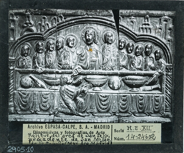 Relieve del arca de San Félix procedente de San Millán de la Cogolla (Mus. Arq. Madrid)