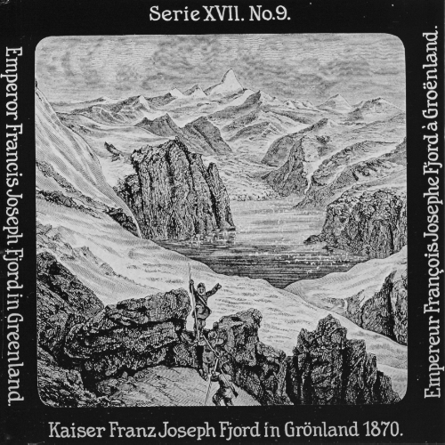 Kaiser Franz Joseph Fjord in Grönland 1870.