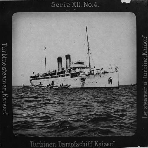Turbinen-Dampfschiff 'Kaiser'.