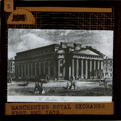 Manchester Royal Exchange, West End 1873