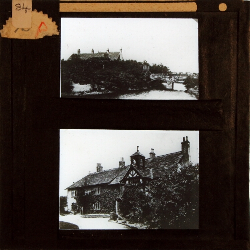 Two photographs of Clayton Hall