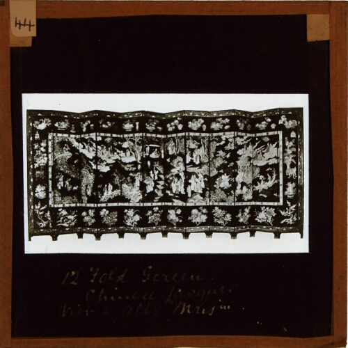 12 Fold Screen, Chinese Lacquer