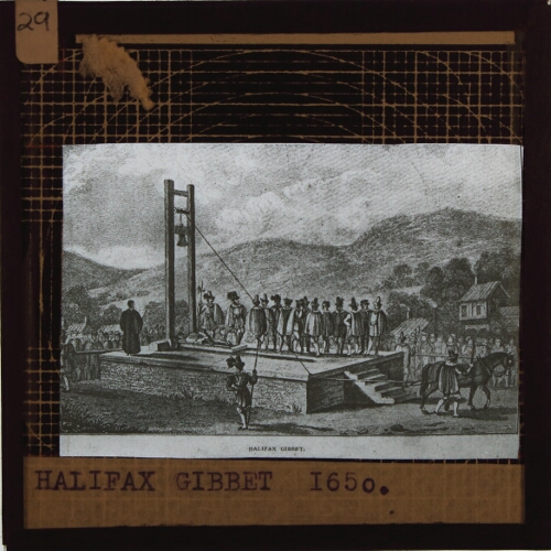 Halifax Gibbet 1650