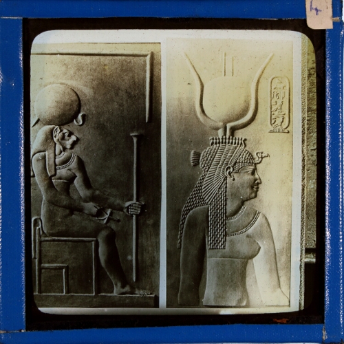 Bas-relief decoration from ancient Egyptian monument