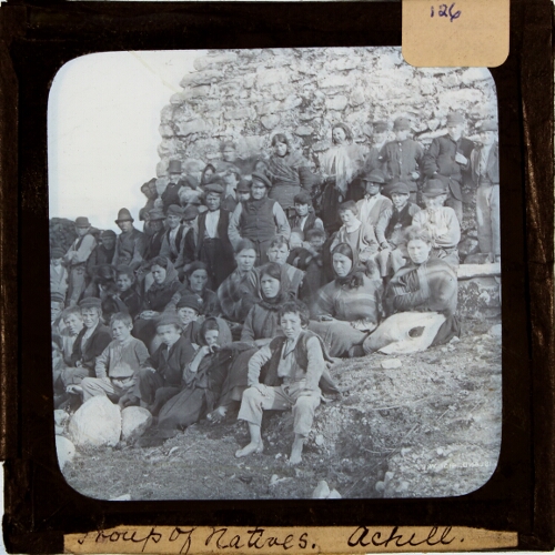 Group of Natives, Achill – secondary view of slide