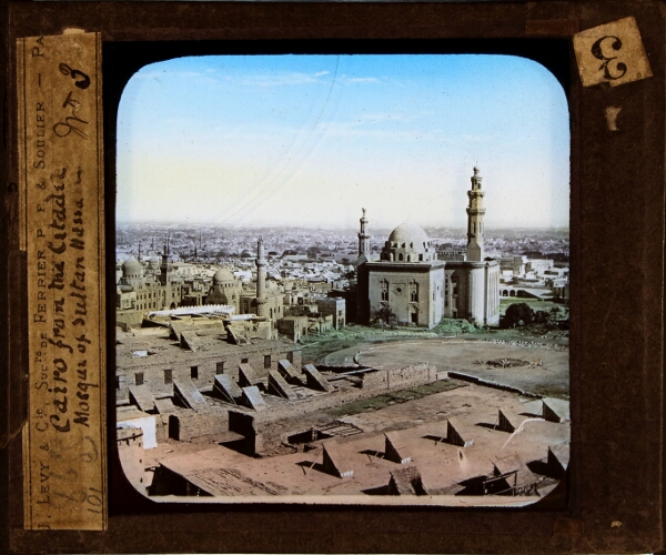 Cairo from the Citadel -- Mosque of Sultan Hassan – secondary view of slide