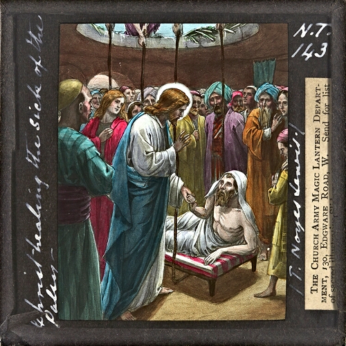 Christ healing the sick of the palsy (Noyes Lewis)